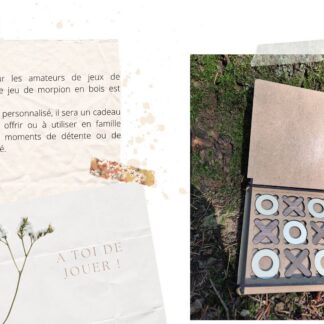 A Toi De Jouer Morpion Bois (Convivialite)