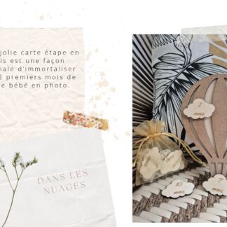 Cartes Etapes En Bois (Votre Bebe)