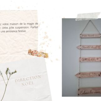 Direction Noel Suspension Fleches