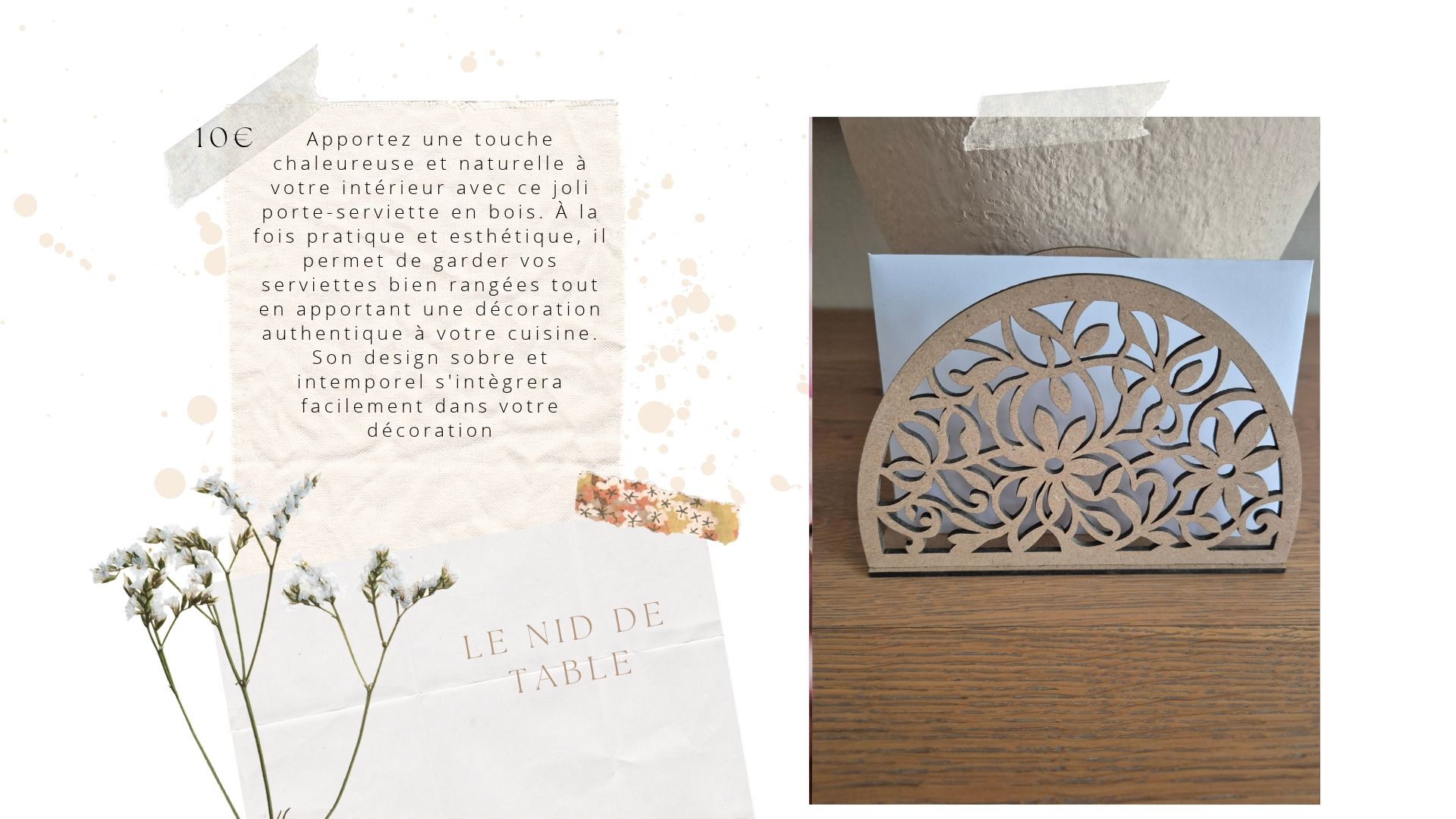 L Ecrin Du The Boite A The Bois (Decoration)