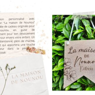 La Maison De Nounou Fanion Bois (Sera Expose)