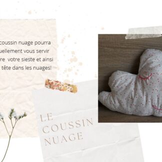 Le Coussin Nuage Textile Sieste