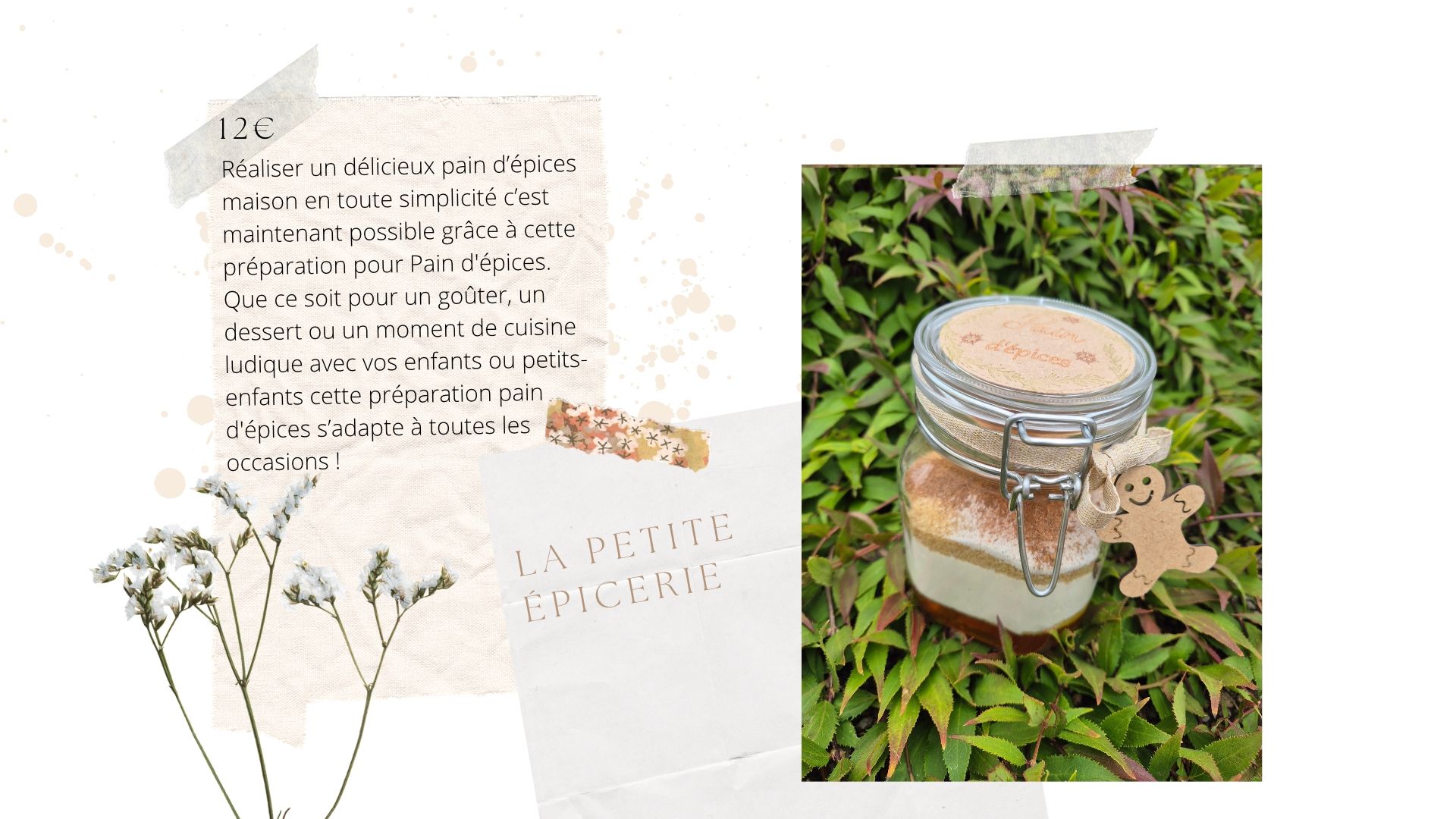 Le Gouter Du Pere Noel Assiette Bois (Epicerie)