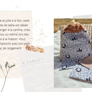 Le Nid De Table Porte Serviette Bois (Sac Rangement)
