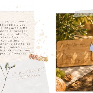 Le Plaisir Du Fromage Planche Ustensiles (Servir Decouper)