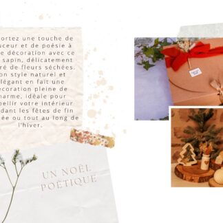 Mon Sapin De Noel Table Bois (Hiver)